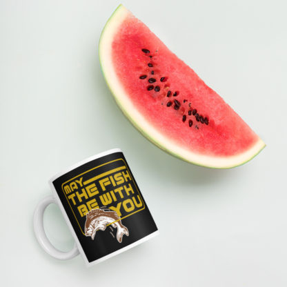 May the fish be with you - olive style mug - Image 4