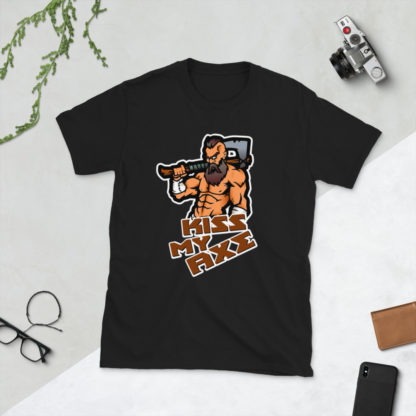 Kiss my axe Short-Sleeve Unisex T-Shirt - Image 5