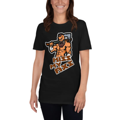 Kiss my axe Short-Sleeve Unisex T-Shirt - Image 6