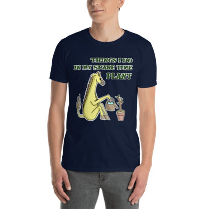 Thing I do in my spare time Plant Short-Sleeve Unisex T-Shirt - Image 2