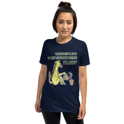 Thing I do in my spare time Plant Short-Sleeve Unisex T-Shirt - Image 5