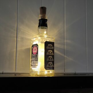 Jack Daniels Whiskey LED Light Bottle Lamp, Mood-improving Ambiance Light, Great Present Idea