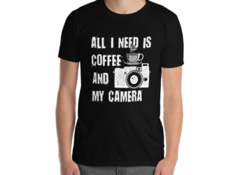 All I Need is Coffee and My Camera Short-Sleeve Unisex T-Shirt
