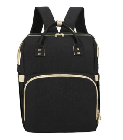 Multifunctional Foldable Baby Backpack Mommy Nappy Bed - Image 3