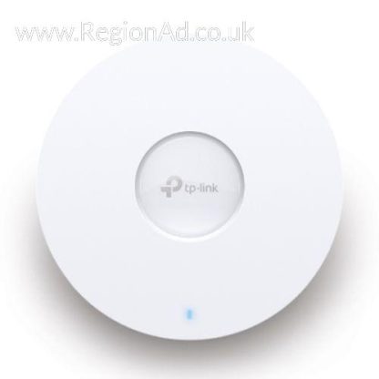 TP-LINK (EAP650) AX3000 Dual Band Ceiling Mount Wi-Fi 6 Access Point, PoE+, Omada Mesh, Ultra Slim Design