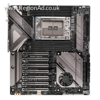 Asrock WRX80 CREATOR R2.0, AMD WRX80, sWRX8, EATX, 8 DDR4, Wi-Fi 6E, Thunderbolt 4, Dual 10G LAN & IPMI, 2x M.2