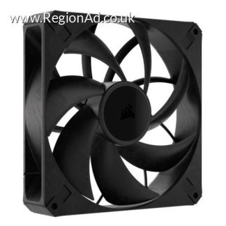 Corsair RS140 MAX 14cm PWM Thick Case Fan, 30mm Thick, Magnetic Dome Bearing, 1600 RPM, Liquid Crystal Polymer Construction