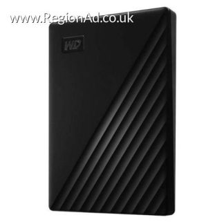 WD 2TB My Passport External Hard Drive, 2.5", USB 3.2 Gen1, Hardware Encryption, Backup Software, Black