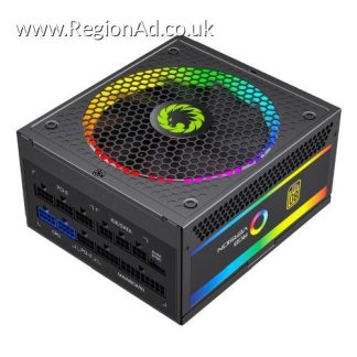 GameMax 750W Pro RGB PSU, Fully Modular, 14cm ARGB Fan, 80+ Gold, RGB Controller (25 Modes), Power Lead Not Included