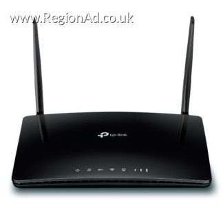 TP-Link (Archer MR600) AC1200 Wireless Dual Band 4G+ Cat6 Router, 1x GB LAN/WAN, 3x GB LAN