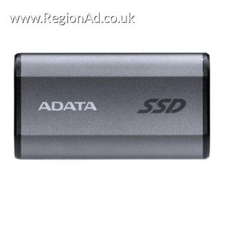Adata SE880 1TB Pocket Size External SSD, USB 3.2 Gen2 Type-C/Type-A, Titanium Grey