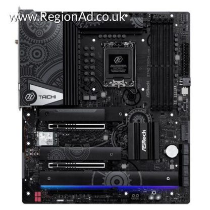 Asrock Z790 TAICHI LITE, Intel Z790, 1700, EATX, 4 DDR5, HDMI, 2 Thunderbolt, Wi-Fi 6E, 2.5G & GB LAN, PCIe5, RGB, 5x M.2