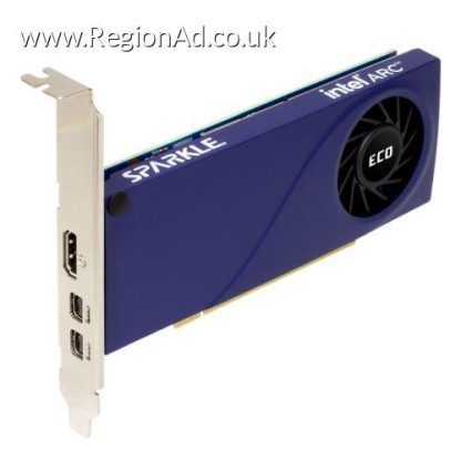 Sparkle Intel Arc A310 ECO, 4GB DDR6, HDMI, 2 Mini DP, 1000MHz Clock, Low Profile (Bracket Included)