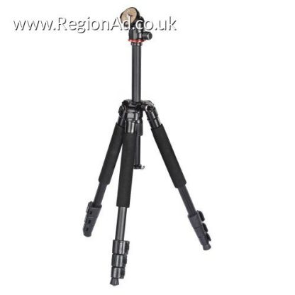 Hama Traveller 117 Ball Compact Camera Tripod, 3-Way Ball Head, 117cm Max Height, 6.4mm Thread, Bag
