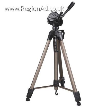 Hama Star 63 Camera Tripod, 3D Tilt Head, 166cm Max Height, 6.4mm Thread, Quick-Release Plate, Spirit Level, Bag