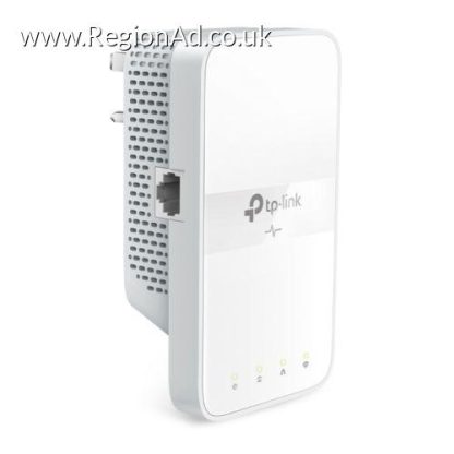 TP-LINK (TL-WPA7617) AC1200 Wireless Dual Band Powerline Extender, AV2 1000, 1-Port, Single Add-on Adapter