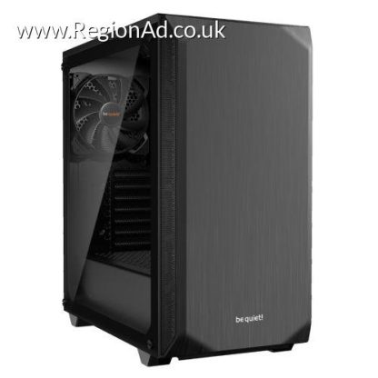Be Quiet! Pure Base 500 Gaming Case with Window, ATX, 2 x Pure Wings 2 Fans, PSU Shroud, Black