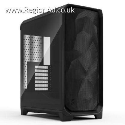 Fractal Design Meshify 3 (Black TG Light) Gaming Case w/ Light Tint Window, E-ATX, Mesh Front, 3x Momentum 14 Fans, USB-C 20Gbps