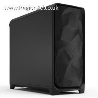 Fractal Design Meshify 3 XL (Black Solid) Gaming Case, E-ATX, Mesh Front, 3x Momentum 14 Fans, USB-C 20Gbps