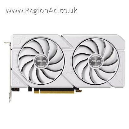 Asus DUAL RTX4060 Ti EVO White OC, 8GB DDR6, HDMI, 3 DP, 2595MHz Clock, Overclocked