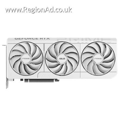 Asus PRIME RTX5070 OC, PCIe5, 12GB DDR7, HDMI, 3 DP, 2587MHz Clock, Overclocked, Compact SFF-Ready, White