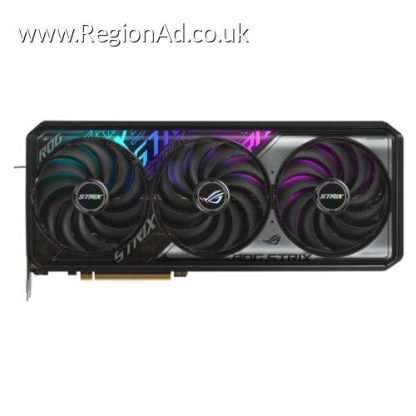 Asus ROG STRIX RTX5070 Ti OC, PCIe5, 16GB DDR7, 2 HDMI, 3 DP, 2625MHz Clock, RGB Lighting, Overclocked