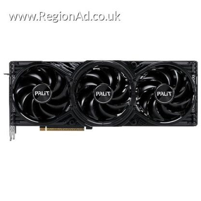 Palit RTX5080 GamingPro OC, PCIe5, 16GB DDR7, HDMI, 3 DP, 2700Mhz Clock, RGB Lighting, Overclocked