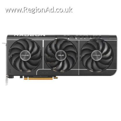 Asus PRIME RX9070 XT OC, PCIe5, 16GB DDR6, HDMI, 3 DP, 3030MHz Clock, Overclocked, Compact SFF-Ready