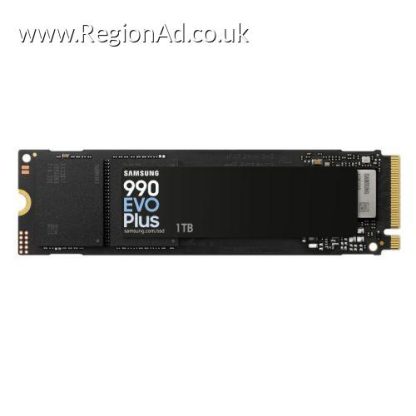 Samsung 1TB 990 EVO PLUS M.2 NVMe Gen4/5 SSD, M.2 2280, PCIe 4.0/5.0 x2, V-NAND, R/W 7150/6300 MB/s, 850K/1350K IOPS
