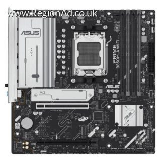Asus PRIME B850M-A WIFI, AMD B850, AM5, Micro ATX, 4 DDR5, HDMI, 2 DP, Wi-Fi 6E, 2.5G LAN, 3x M.2