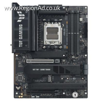 Asus TUF GAMING X870E-PLUS WIFI7, AMD X870, AM5, ATX, 4 DDR5, HDMI, 2 USB4, Wi-Fi 7, 2.5G LAN, PD 30W, 4x M.2