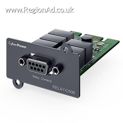 CyberPower RELAYIO500 Relay Control Card, Dry Contact Relay Card for RMCARD Slot, Serial DB9 Port, UPS Status Monitoring