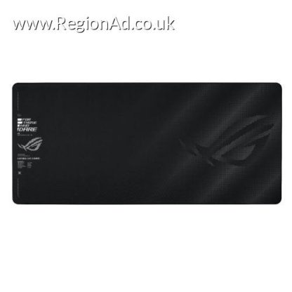 Asus ROG Sheath II XXL Gaming Mouse Pad, Advanced Cooling Soft Fabric, Anti-Fray, Nonslip, 900 x 400 x 3 mm, Black