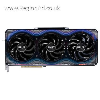 Palit RTX5070 Ti GameRock OC, PCIe5, 16GB DDR7, HDMI, 3 DP, 2512MHz Clock, RGB Lighting, Overclocked