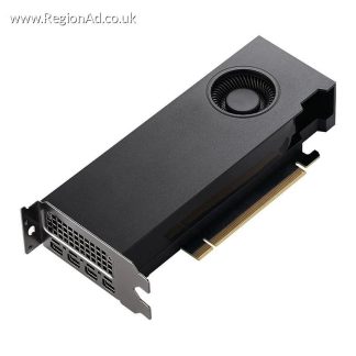 PNY RTXA2000 Professional Graphics Card, 12GB DDR6, 3328 Cores, 4 mDP, Low Profile, OEM (Brown Box)
