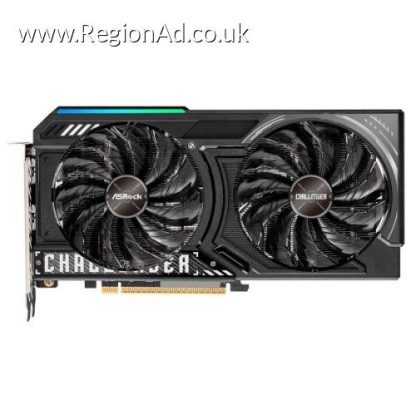 Asrock RX9060 XT Challenger 16GB OC, PCIe5, 16GB DDR6, HDMI, 2 DP, 3290MHz Clock, LED Indicators, Overclocked