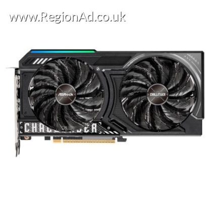 Asrock RX9060 XT Challenger 8GB OC, PCIe5, 8GB DDR6, HDMI, 2 DP, 3290MHz Clock, LED Indicator, Overclocked