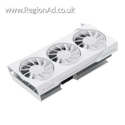 XFX Swift RX9070 OC White Triple 90mm Fan Gaming Edition, PCIe5, 16GB DDR6, HDMI, 3 DP, 2700MHz Clock, Overclocked
