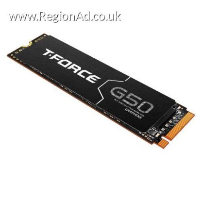 Team 512GB T-Force G50 M.2 NVMe Gen4 SSD, M.2 2280, PCIe4, 3D NAND, R/W 5000/2500 MB/s, Graphene Heatsink