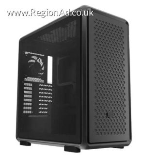 Cooler Master MasterFrame 600 Modular Open-Frame ATX Case w/ Glass Side, 4x ARGB Fans, FreeForm 2.0 Exo-Structure, USB-C 20Gbps, USB-C, Black