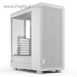 Fractal Design Epoch (White TG Clear) Case w/ Clear Window, ATX, 3x Momentum 12 Fans, Mesh Top & Front, USB-C 20Gbps