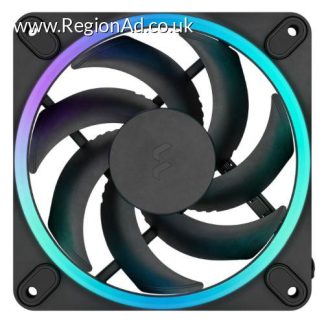 Fractal Design Momentum 12 ARGB 12cm PWM Case Fan, 16 LEDs, FDB Bearing, 350-2200 RPM, 8-pin Connector, Black