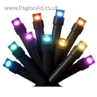 Nanoleaf Matter Smart String Holiday Lights, 24 Metre, 300 ARGB LEDs, 16+ Million Colours, Reacts to Sound & Music, Indoor/Outdoor