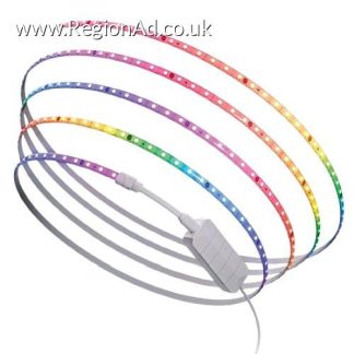 Nanoleaf Matter Smart Addressable Multicolour HD Lightstrip, 5 Metre, 300 ARGB LEDs, 16M+ Colours, Screen Mirror/Music Reaction, Flexible & Trimmable, Indoor