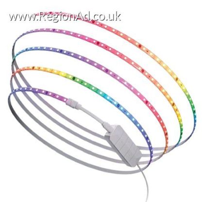 Nanoleaf Matter Smart Addressable Multicolour HD Lightstrip, 5 Metre, 300 ARGB LEDs, 16M+ Colours, Screen Mirror/Music Reaction, Flexible & Trimmable, Indoor