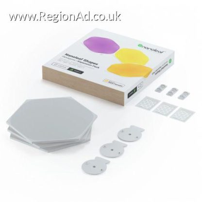 Nanoleaf Shapes Hexagons Expansion Pack (3-Panels), RGB *Expansion Kit Only*