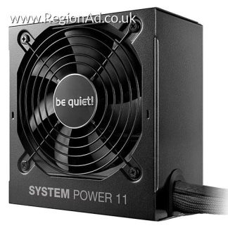 Be Quiet! 650W System Power 11 PSU, 80+ Bronze, Fully Wired, Temp-Controlled Fan, ATX 3.1, PCIe 5.1