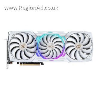 Asrock RX7900 XTX TAICHI White OC, PCIe4, 24GB DDR6, HDMI, 3 DP, 2680MHz Clock, Overclocked, RGB