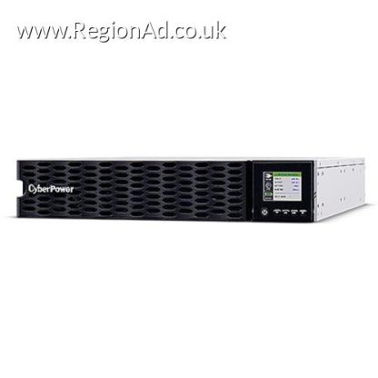 CyberPower 6000VA Smart App Double Conversion Online High Density Rack UPS, 6000W, Colour LCD, Hardwire Terminal Block , ECO Mode